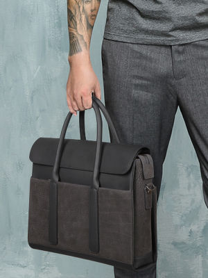 Handbag mens new fashion briefcase mens bag business casual handbag computer bag
