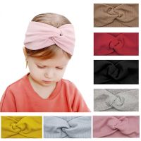 【cw】 12 Colors BabyHeadbands SpringHeadbandTwistedSoft Elastic Hair Bands Kids Hair Accessories ！