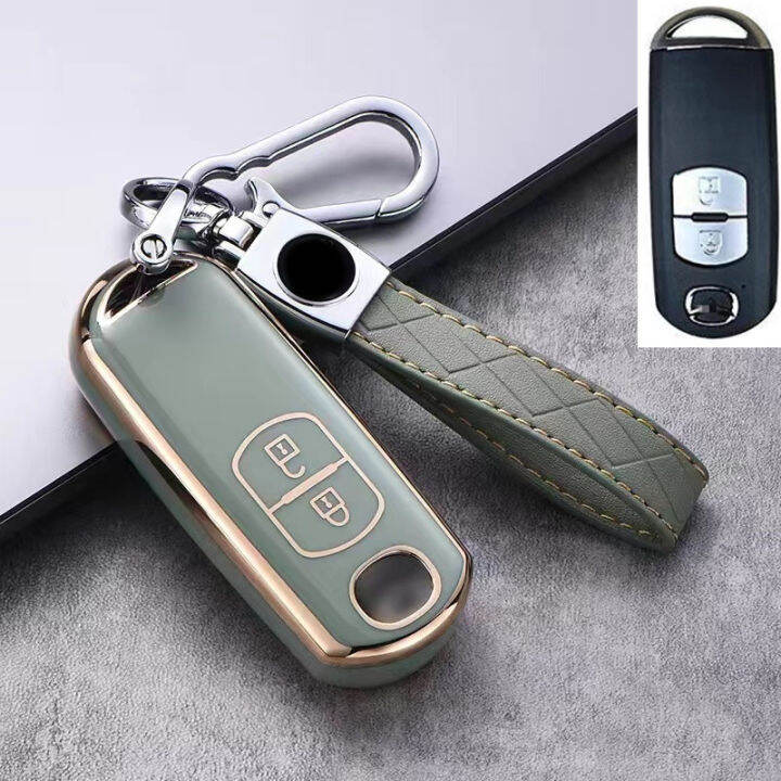 สำหรับมาสด้ารถ-keyless-สมาร์ทที่สำคัญที่ครอบคลุมกรณีผู้ถือระยะไกลมาสด้า2มาสด้า3มาสด้า6-cx3-cx5-cx9