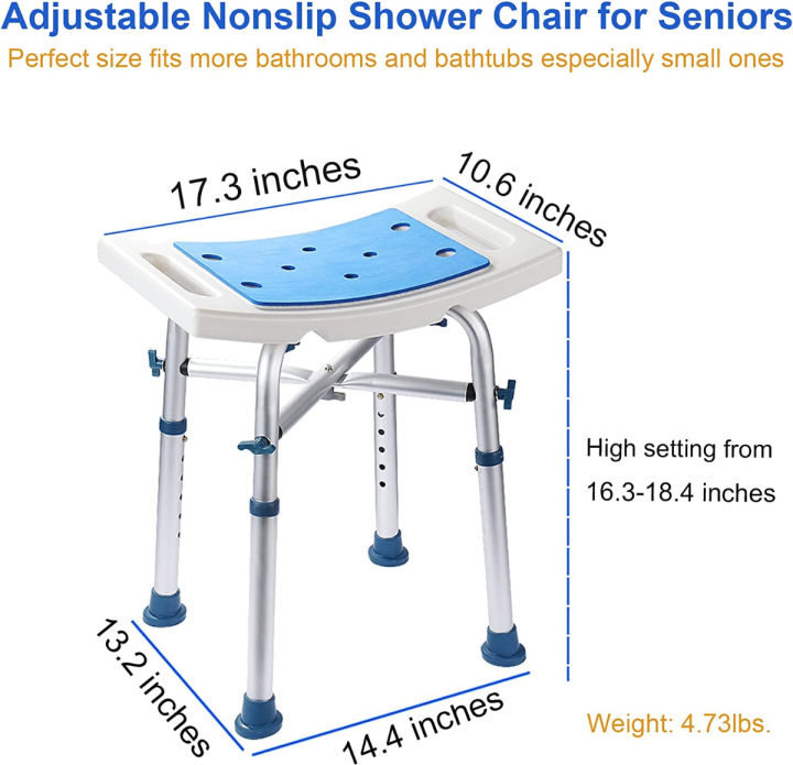 aliseniors-shower-chair-for-inside-shower-nonslip-bath-shower-stool-with-padded-seat-holes-for-tub-and-bathroom-comfortable-bathing-bench-for-elderly-senior-or-disabled-and-handicap