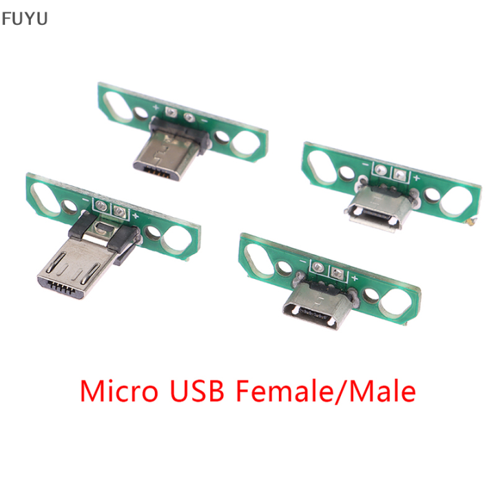 fuyu-ช่องเสียบสายชาร์จสำหรับไมโครดาต้าบอร์ดทดสอบที่มีหัวต่อแบบ-micro-usb-ตัวเมีย90องศา