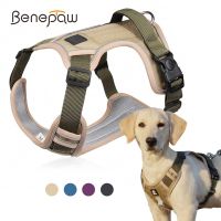 【FCL】▲℡ Benepaw Heavy Duty No Pull Dog Harness Reflective Handle Padded Small Medium Large Dogs 4 Way Adjustable