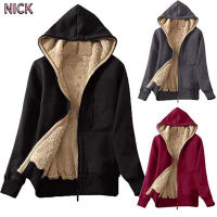 NICKฤดูหนาวเสื้อผ้าฝ้ายสำหรับผู้หญิงHooded Plusขนแกะขนาดพิเศษหลวมแจ็คเก็ตผ้าฝ้าย