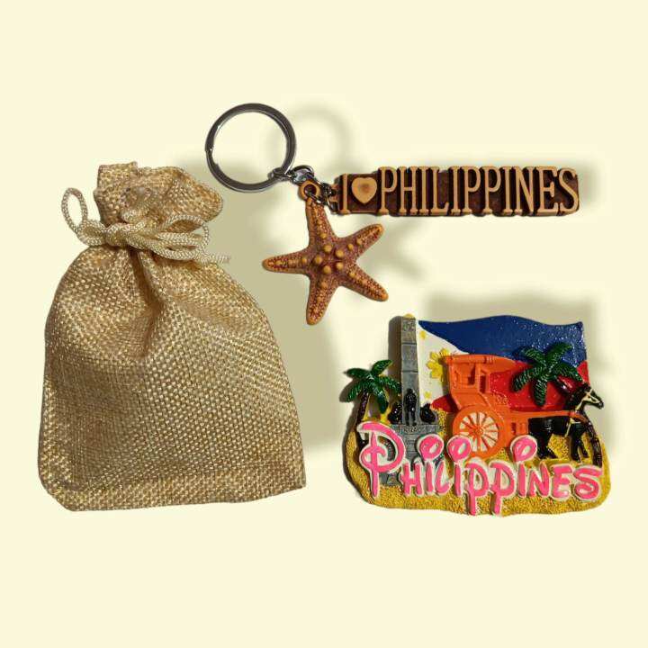 2in1 Philippine Souvenir Fridge Ref + Keychain with