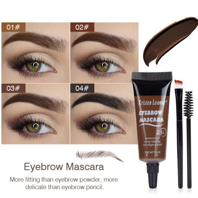 Professional Eyebrow Enhancers Cream Women Natural Liquid Dyeing Eyebrow Set Brow Tattoo Pigments Lasting Waterproof Eyebrow Gel Cables Converters
