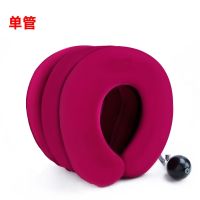 [Fast delivery]Original three-layer inflatable cervical traction device for healthy dancers to correct cervical collar cervical pillow neck traction stretcher full half velvet Easy relief