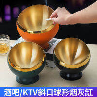 ST Bar Office Soot Bar KTV ชามใส่ก๋วยเตี๋ยวผลไม้ลายทแยงถ้วยหนังโต๊ะสแตนเลสสุดสร้างสรรค์กระบอกตาข่ายอเนกประสงค์