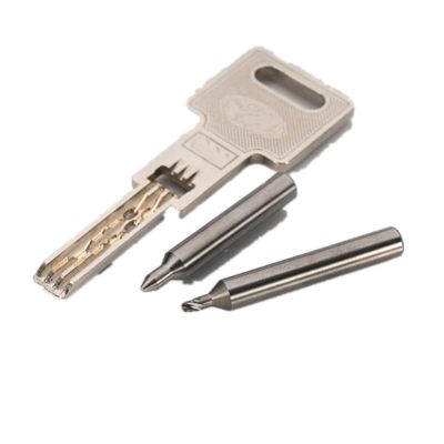 2Pcs Locksmith Perforated ดอกสว่านอุปกรณ์ช่างกุญแจสำหรับ Key Machine
