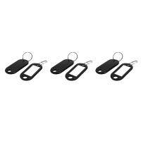 Key Ring Tags(300Pcs Black)