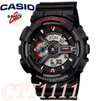 CASIO GSHOCK นาฬิกาข้อมือชาย รุ่น GA-110-1ADR (สีดำ)( No box )