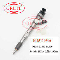 Orตรวจ33800 4A000 0 445 110 306หัวฉีด0445110306หัวฉีดใหม่0445 110 306สำหรับ CRI1-13 Kia 103kw 2,5ltr 2006M