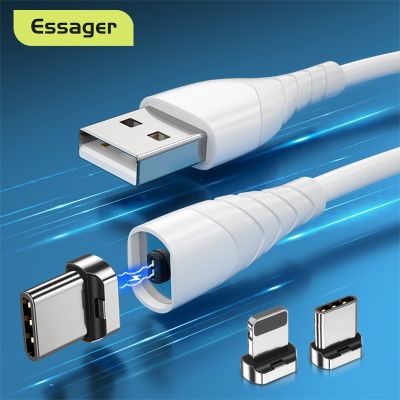 （A LOVABLE） Essager Magnetic CableChargingUSB Type CFor iPhone 12mi POCOChargerPhone Wire Cord