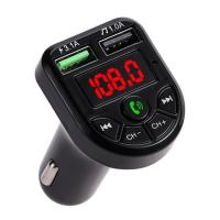 E5 Car Kit เครื่องเล่น Mp3 Fm Transmitter Auto Aux Wireless Car Modulator วิทยุ Usb Car Charger รีโมทคอนโทรล