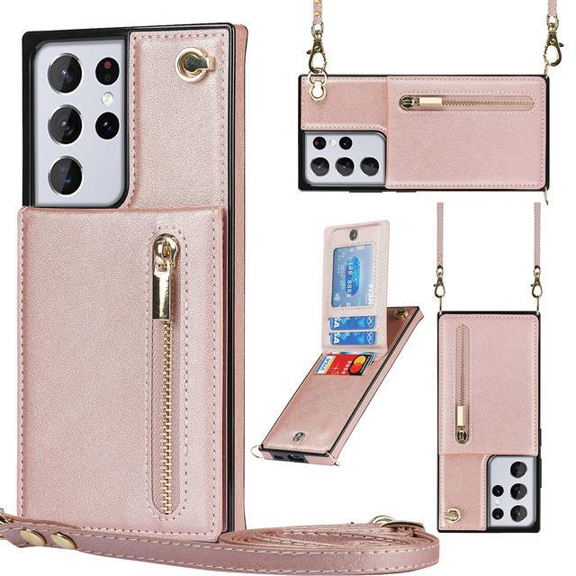 enjoy-electronic-leather-case-for-samsung-galaxy-s22ultra-s21plus-wallet-zipper-phone-case-with-lanyard-s20fe-note20ultra-protective-cover
