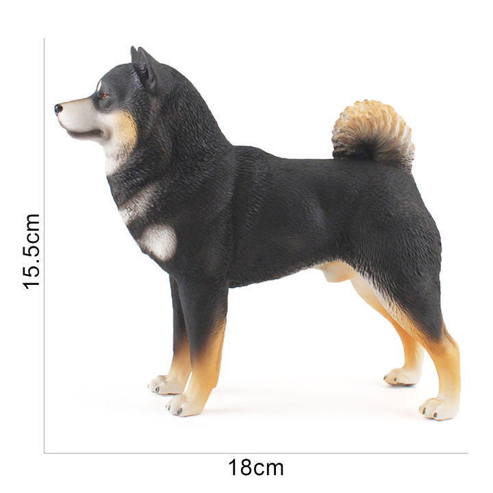 microgood-รูปปั้นชิบะอินุน่ารักฝีมือประณีตโมเดลสุนัขชิบะอินุขนาดเล็ก