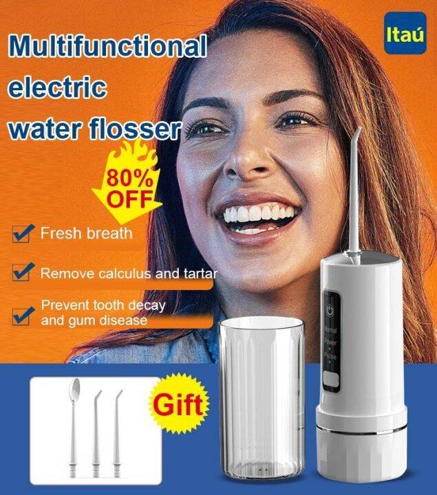 viviking. Dental Flosses & Sticks viviking 230ML Portable Water Flosser