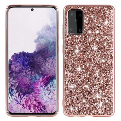 Glitter Case for Samsung Galaxy S20 FE Note 20 Ultra M51 M31S A42 5G A21S A53 A73 Shockproof Hard Plastic Plating Cover S20FE