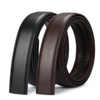 men 39;s automatic buckle belts No Buckle Belt Brand Belt Men High Quality Male Genuine Strap Jeans Belt free shipping 3.5cm belts