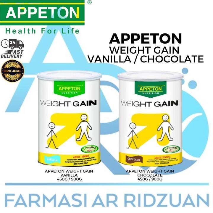 Appeton Weight Gain Vanilla / Appeton Weight Gain Chocolate Lazada