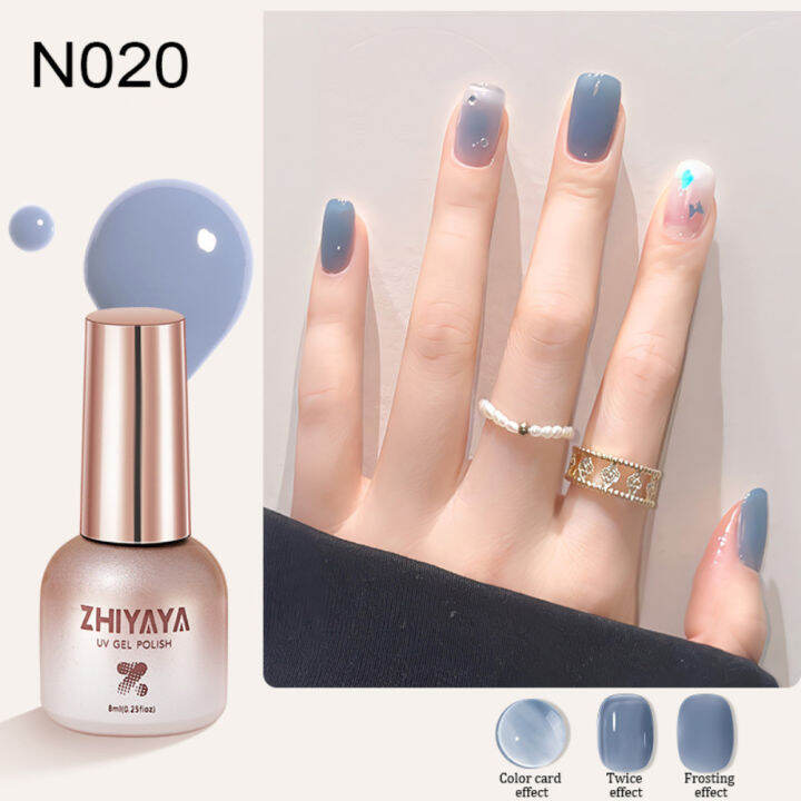 lamart-store-zhiyaya-24สี-ยาทาเล็บสีใส-เล็บเจลลี่พี-โอลิชสีใสกาวเล็บนู้ดเจลเจลเคลือบเล็บใสสีใสสำหรับทำเล็บเจลยูวีแบบกึ่งถาวรให้เล็บหายไป