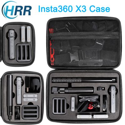 for Insta360 X3 Case Hard EVA Bag for Insta 360 ONE X3 Bullet Time Handle Invisible Selfie stick and other Accessories
