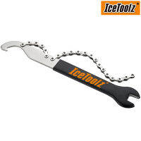 Icetoolz 34S4 Tool for Multi Speed Chain Whip, Pedal, Lockring Bike Repair Tools 15mm Pedal Wrench Freewheel Turner