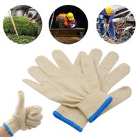 10Pairs Hand Gloves Garden Thin Cotton Gardening Construction Welding Woodworking