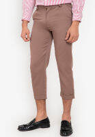 Zalora Basics - Turn Up Hem Cropped Pants