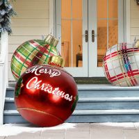HUGHES กำไร สำหรับบ้าน เครื่องประดับ คริสต์มาส วันหยุด คริสต์มาส อุปกรณ์ปาร์ตี้ ของขวัญคริสต์มาส ของตกแต่งต้นคริสต์มาส ลูกบอลคริสต์มาส