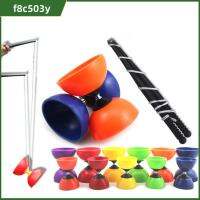 F8C503Y รูปร่างของชาม Diabolo จีน เครื่องหนังแท้ นุ่มนุ่มๆ ของเล่น diabolo การสร้างร่างกาย หนาขึ้น โยโย่จีน เด็กสำหรับเด็ก