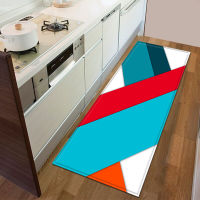 【cw】Kitchen Mat Bedroom Entrance Doormat 3D Geometric Pattern Home Floor Decoration Living Room Car Bathroom Non-Slip Rug ！