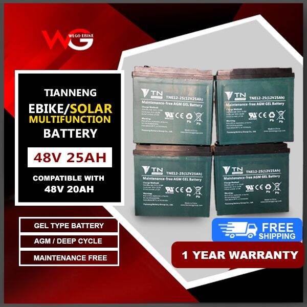 Ebike Battery 48V 25AH Electric Bike Compatible 48v 20ah | Lazada PH