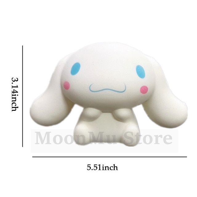 Sanrio Hello Kitty Jumbo Squishy Kawaii Kuromi Melody Cinnamoroll Squishies Slow Rising Stress