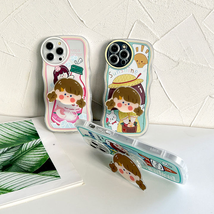 ggk-เคสสำหรับ-xiaomi-redmi-12-note-5-note-5-pro-xiaomi-10t-10t-pro-พร้อมที่ยึดฟรีเคสโทรศัพท์หยักนิ่มแฟชั่นการ์ตูนเด็กผู้หญิงน่ารักป้องกันกล้องคลุมทั้งหมดเคสโทรศัพท์มือถือกันกระแทก