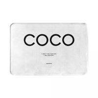 【CC】▼  COCO-FASHION-QUOTE Polyester Doormat Rug carpet Footpad Anti-slip WashableEntrance Bedroom balcony Cartoon