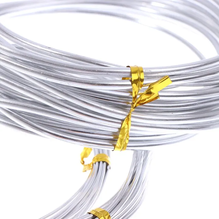 Anodzed Alumnum Bonsa Tranng Wre 5-Sze Set-1.0Mm,1.5Mm,2.0Mm,2