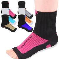 1 Pair Ankle Protector Socks Sports Protective Gear Football Ankle Support Basketball Ankle Brace Elastic Compression Support Supports Braces