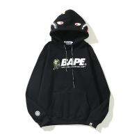 X5☈BAPE เสื้อสเวตเชิ้ตเสื้อสวมหัวพิมพ์อักษรลายพรางสำหรับผู้ชายและผู้หญิงนักเรียนคู่ฤดูใบไม้ผลิและเสื้อแจ็คเกตสำหรับวัยรุ่นชายแบรนด์สุดอินเทรนด์ของญี่ปุ่น