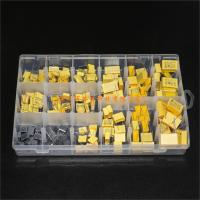 150pcs 15 specifications × 10pcs  yellow in-line capacitor 275V 102-105 1NF-1UF safety capacitor set