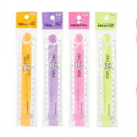 【CC】►✎  30CM Multifunction Rulers Kawaii Study Color Folding Ruler  for Kids Students Office School Stationery