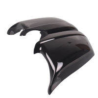 Rearview Mirror Covers for BMW F10 F11 5-Series 520i 523i 525i 528i 530i Caps Side Rear-View ABS Carbon Fiber Gloss Black