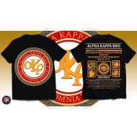 2023 new1973 AKP 50th Anniversary Alpha Kappa Rho Full Sublimation Frat Shirt Skeptron Akrho Fratshirt Golden 50 Anniversari Frat Shirt Black White for Men