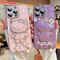 Haojia เคสโทรศัพท์} เคส Sanrio Hello Kitty อนิเมะ Iphone14Pro Max สำหรับการ์ตูนซิลิโคนนุ่ม14 13 12 11 Pro Xs พร้อมของขวัญวันเกิดกระจก