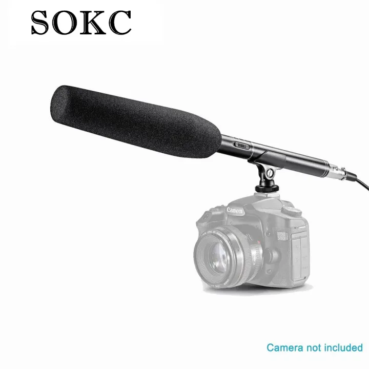 SOKC Hand Held Interview Reporter Microphone Professional short gun mic