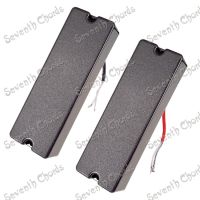 A Set of 2 Pcs Sealed 6 String Bass Guitar Pickups Humbucker  - Length 114mm - Neck &amp; Bridge