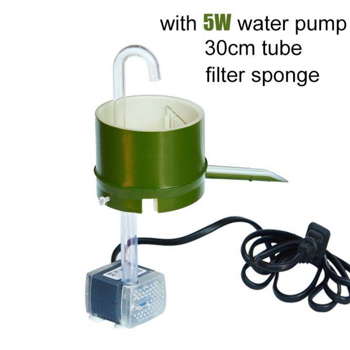ABS Aquarium Filter Box Bamboo Tube Type Water Flow Device Small Top