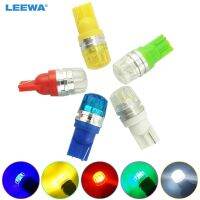 LEEWA 5pcs 5-Color Car T10 194 168 W5W 5630 2LED 2SMD Side Wedge Tail Turn LED Light Bulbs WhiteRedYellowBlue CA4069