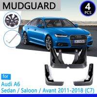 【hot】∋♘ Mudguards fit for A6 Sedan Saloon Avant C7 2011 2018 2012 2013 2014 Accessories Mudflap Parts