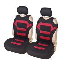 2 Pieces Set Universal Car Seat Covers Mesh Sponge Interior Accessories T Shirt Design Front Car Seat Cover for CarTruckVan