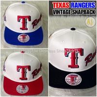 ☢ MLB snapback cap texas rangers vintage mens streetwear snap back authentic quality